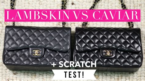 does chanel calfskin scratch easily